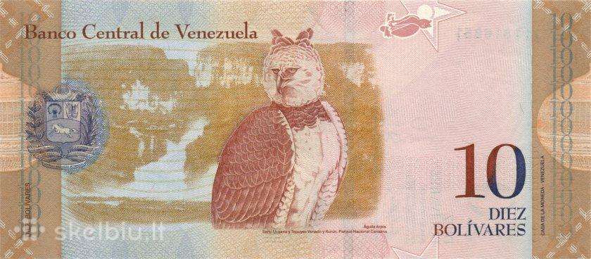 Venezuela 10 bolivares 2007. Unc. P