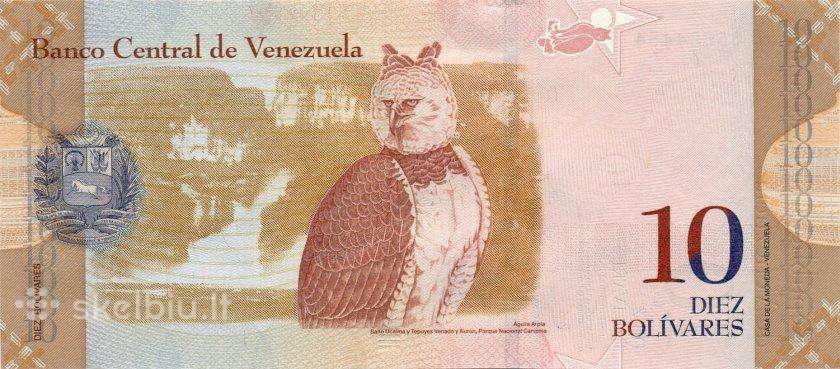 Venezuela 10 bolivares 2009. Unc. P