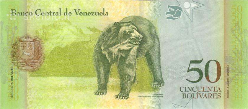 Venezuela 50 bolivares 31.01.2012. Unc. P
