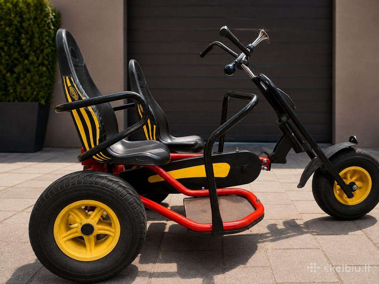 Dvivietis velomobilis Berg Duo Chopper