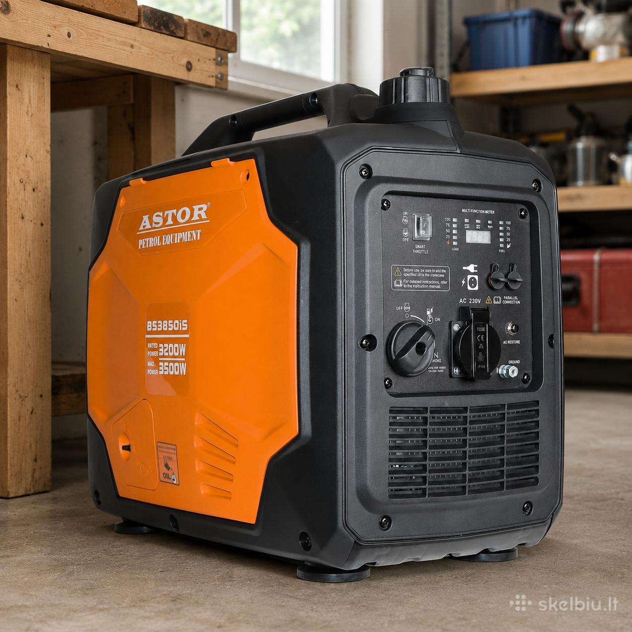 Inverterinis generatorius Astor 3850is 3,5 kw 63db