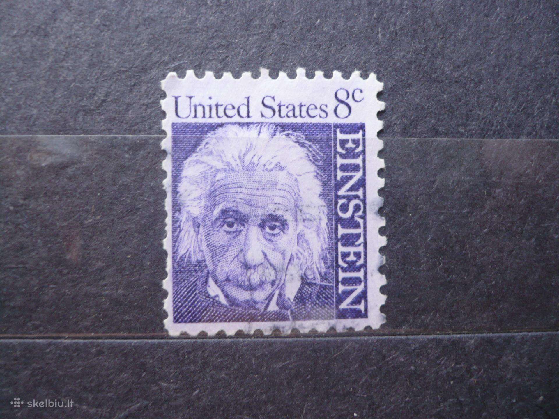 1966 Žymūs amerikiečiai – Albertas Einšteinas