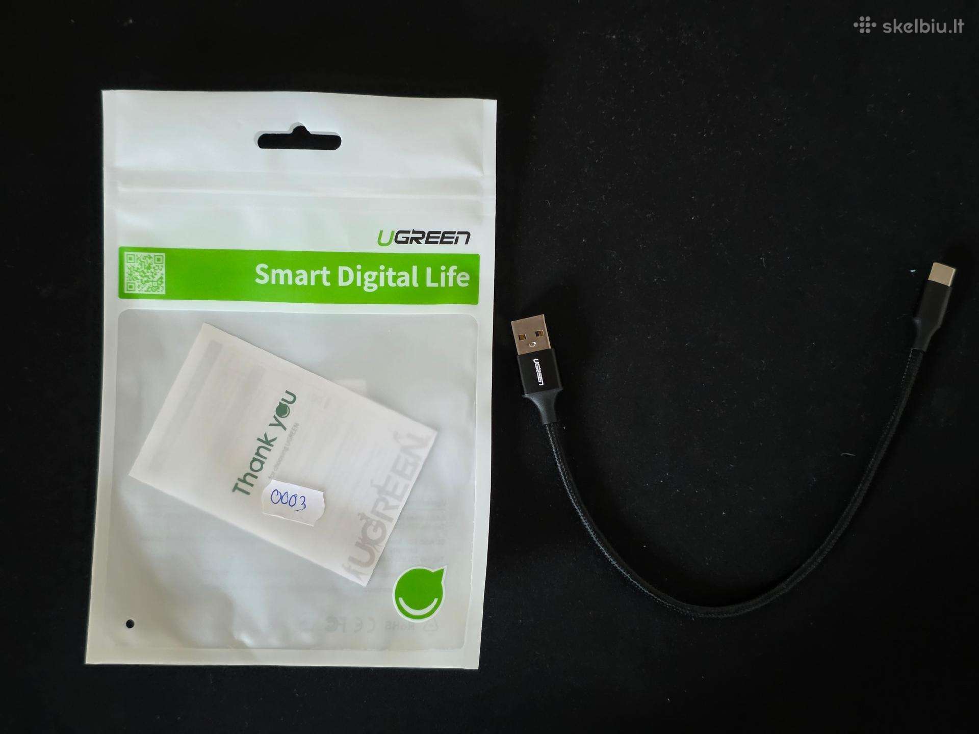 Laidas Usb-a (male) Usb-c (male) 0,25 m Usb2