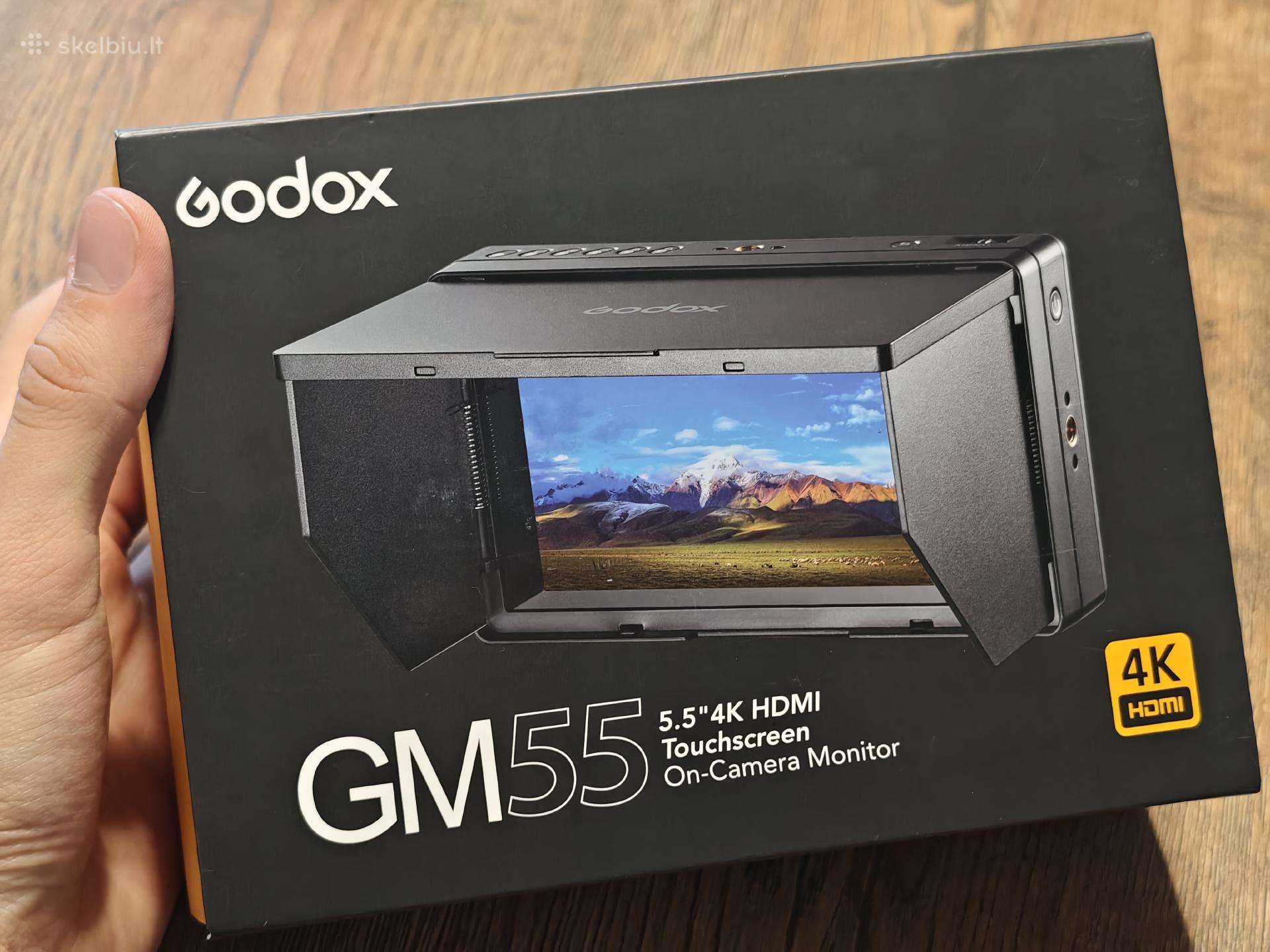 Godox Gm55 4k Hdmi on camera monitor video