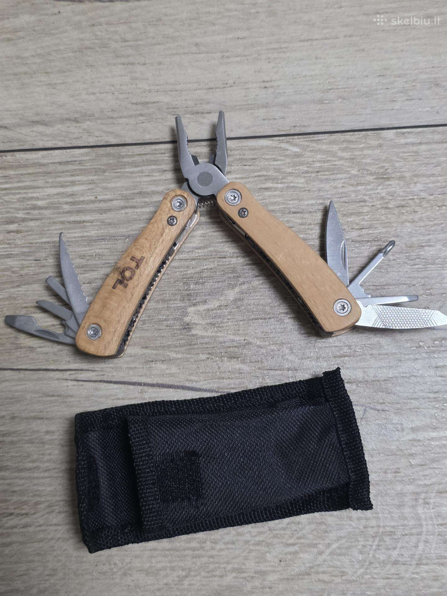 Įrankis su medine rankena (Multitool