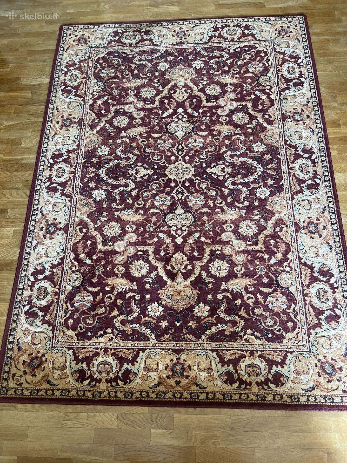 100 % Natūralios vilnos kilimas 1,70 X 2,40 m