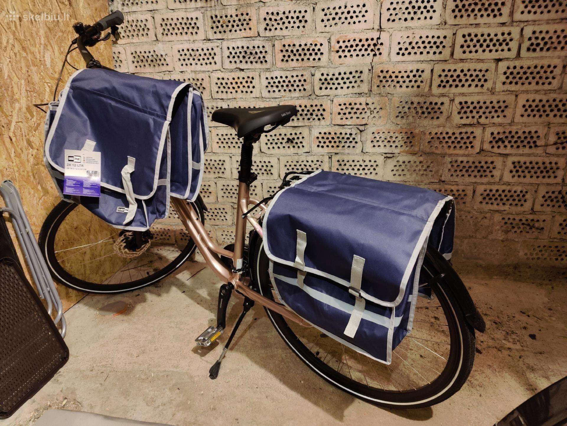 Naują krepšį 24l 2x12l bagažinei gale/prieky