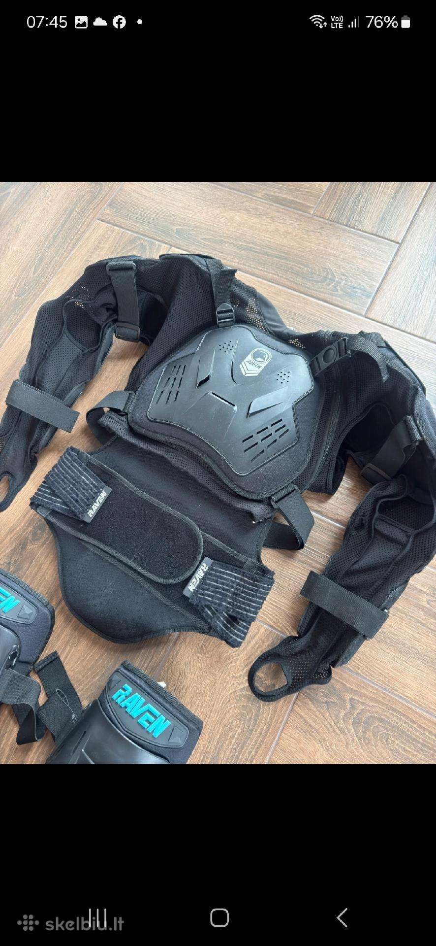 Raven moto šarvai