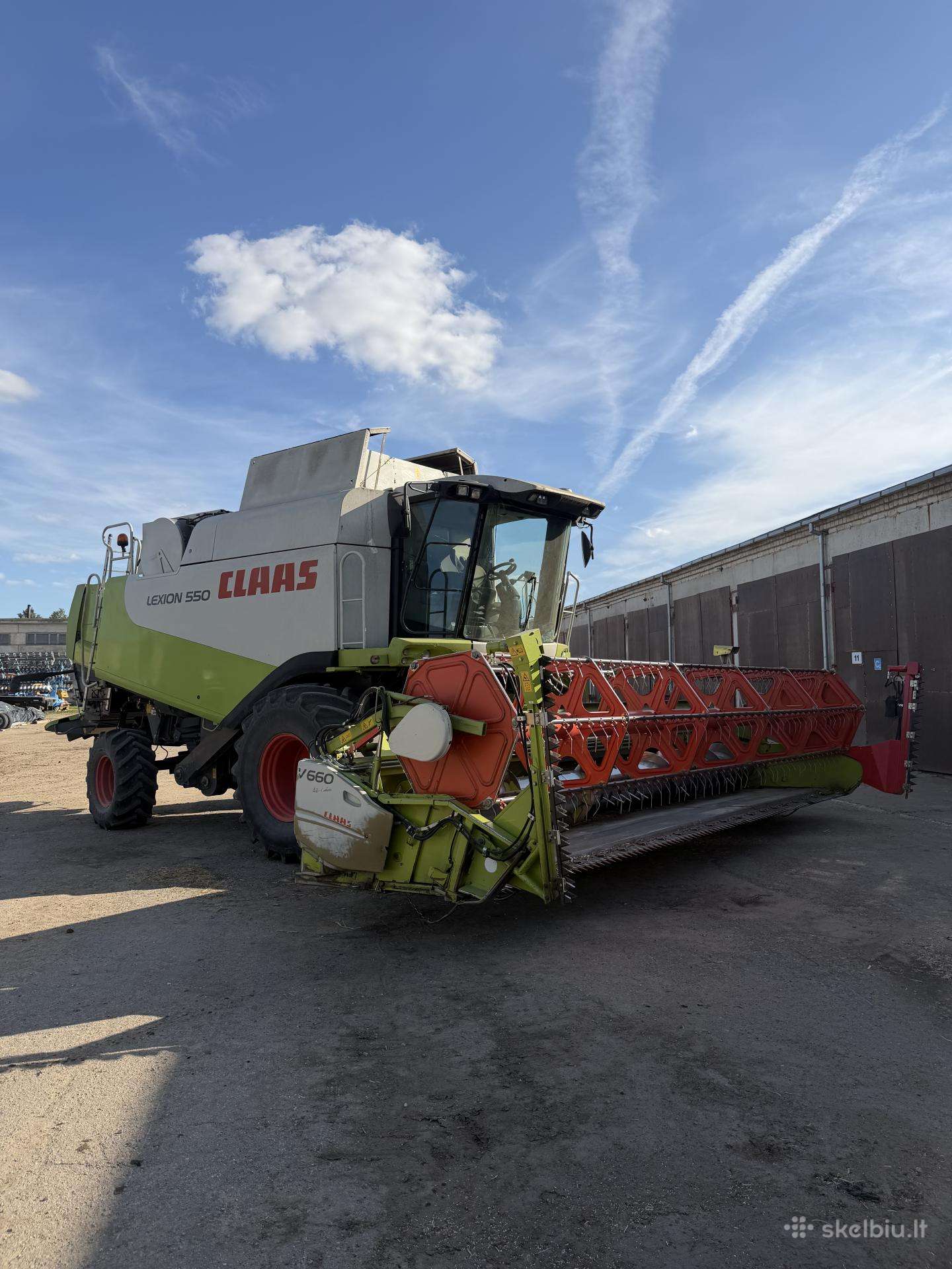 Parduodamas kombainas Claas Lexion 550