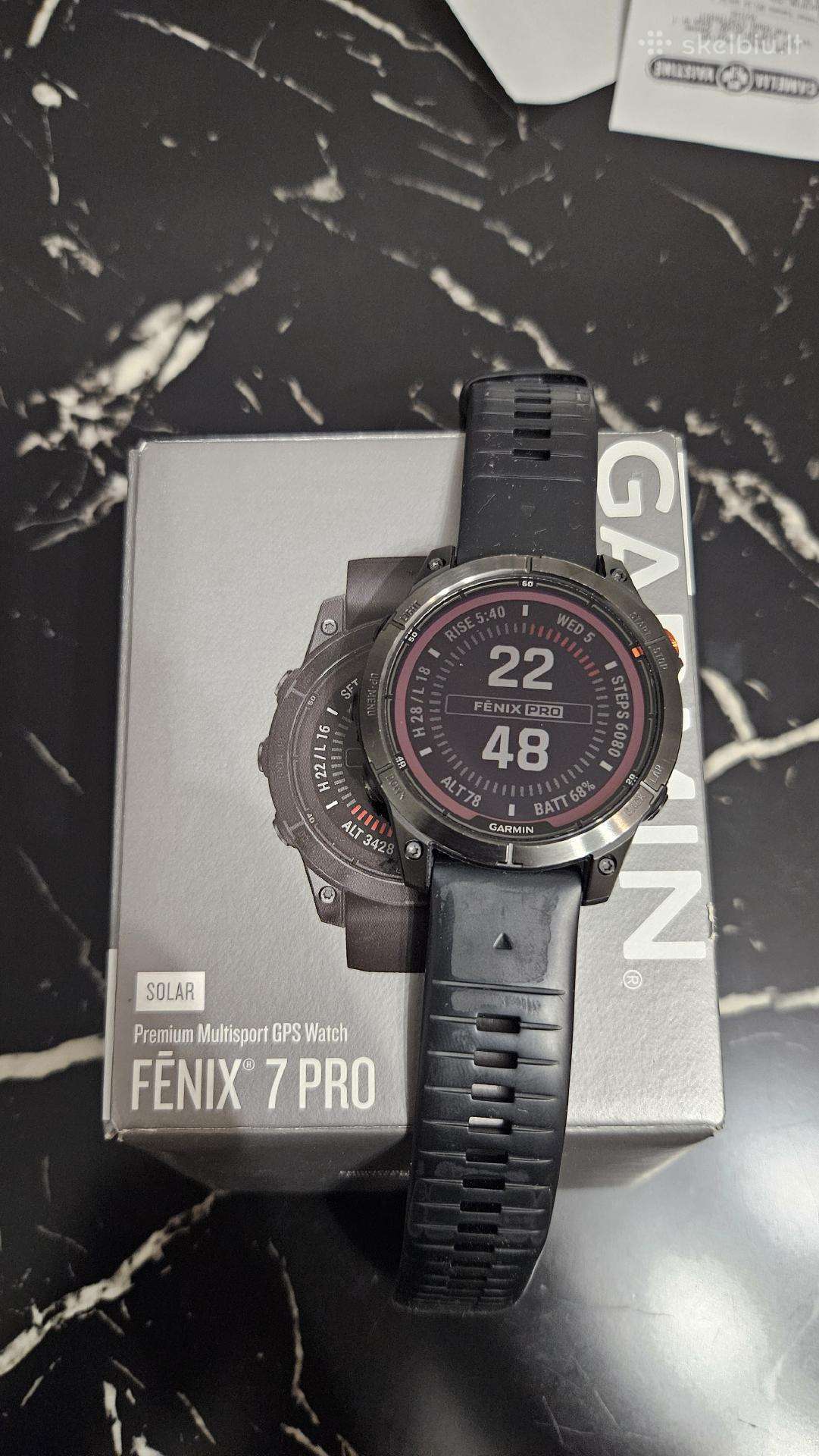 Garmin fenix 7 Pro solar, 47mm