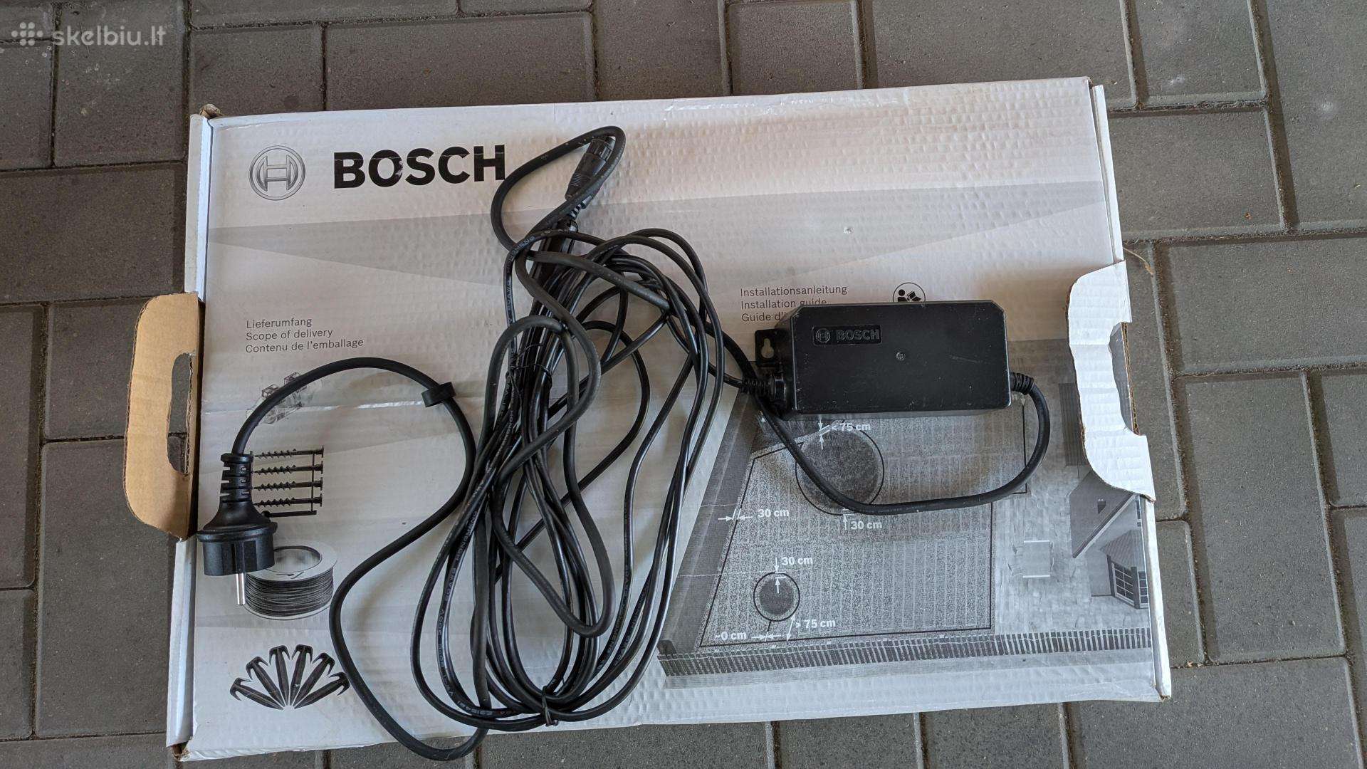 Vejos roboto Bosch Indego pakrovėjas ir priedai