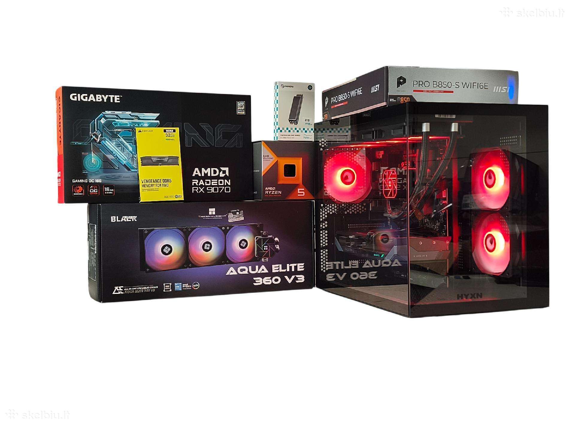 Ryzen 7 7700 Rx 9070 Ddr5 32gb Msi B850 Wi-fi Bt
