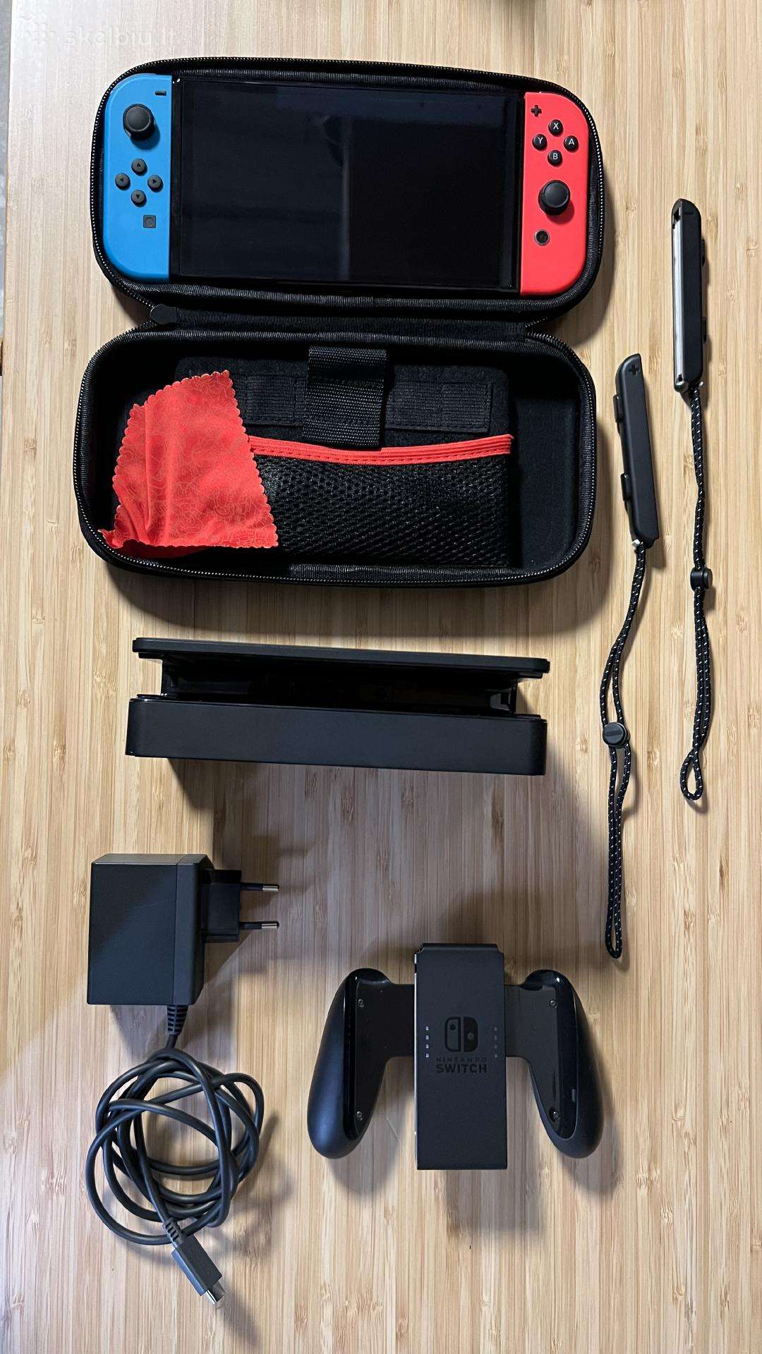 Nintendo Switch Oled 64gb + Sd128gb + Deklas
