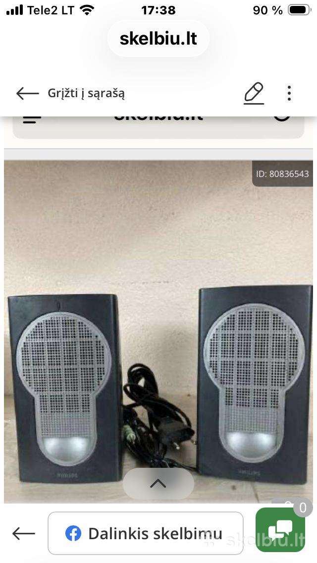 Garso kolonėlės.