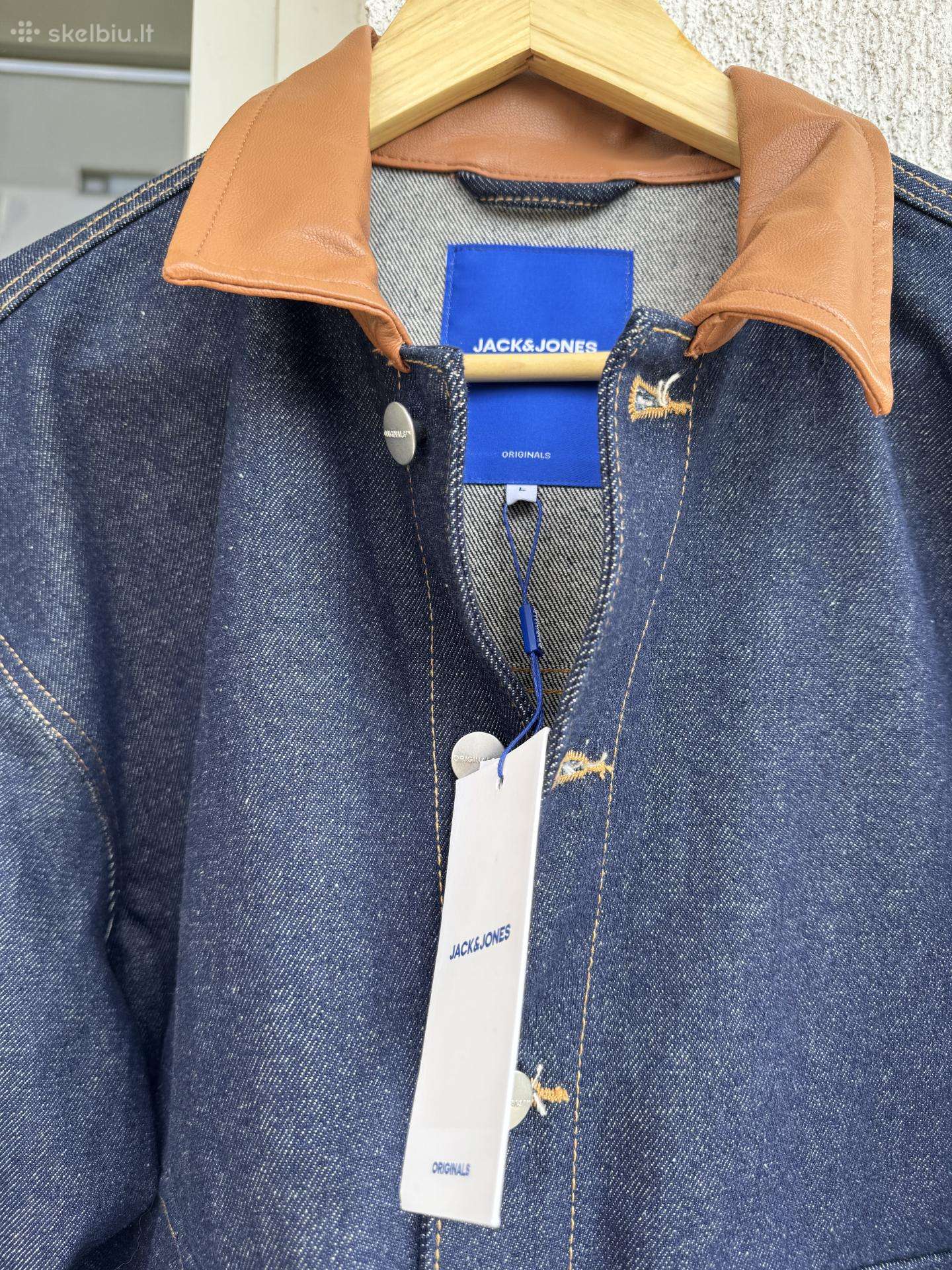 Jack and Jones originalus naujas džin. švarkas L