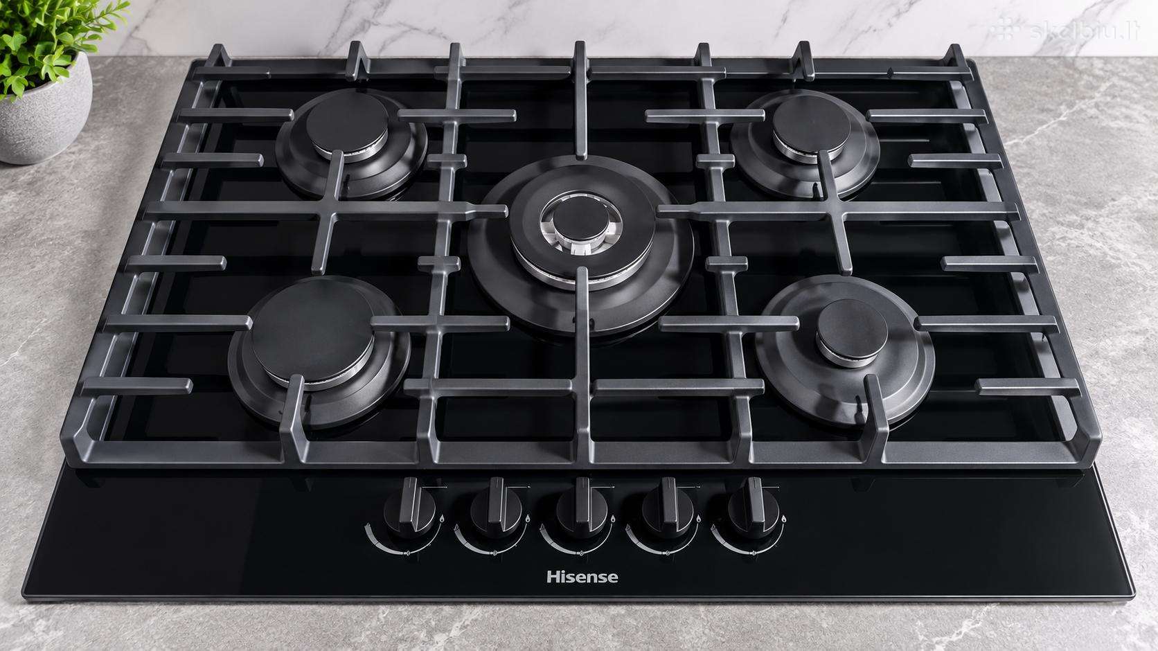Hisense Gg773b 75cm 5 degikliu įmont. dujinė kaitl