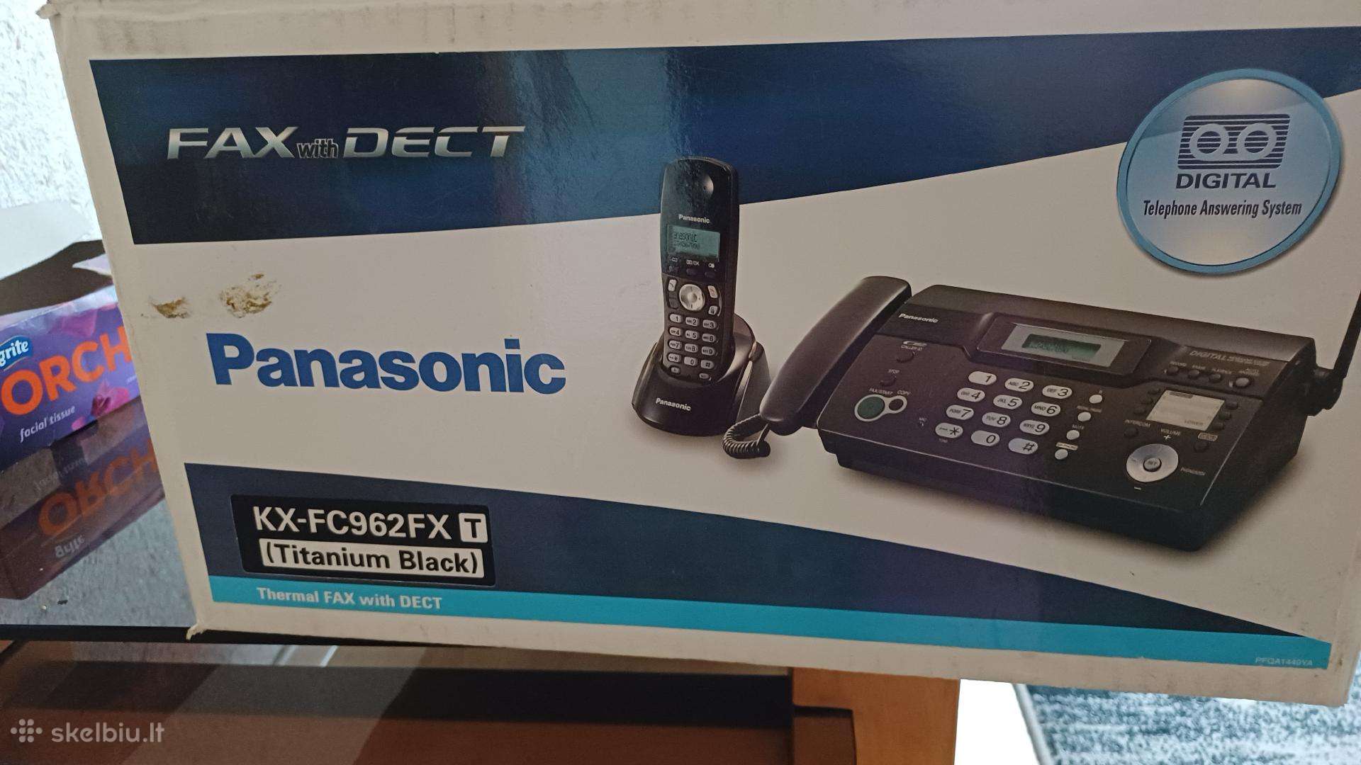 Faksas+belaidis telefonas