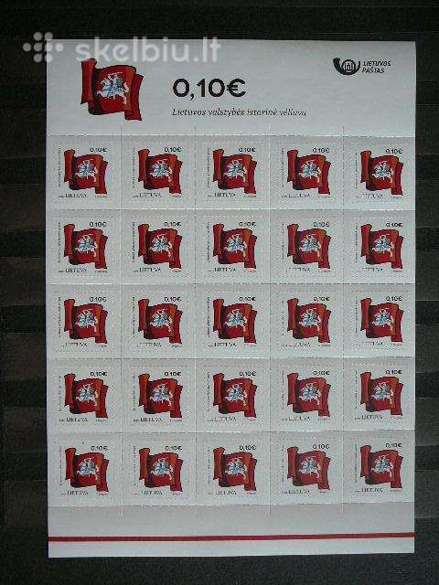 Lietuva 2019 Veliavos (0.10) Mnh lit1301p