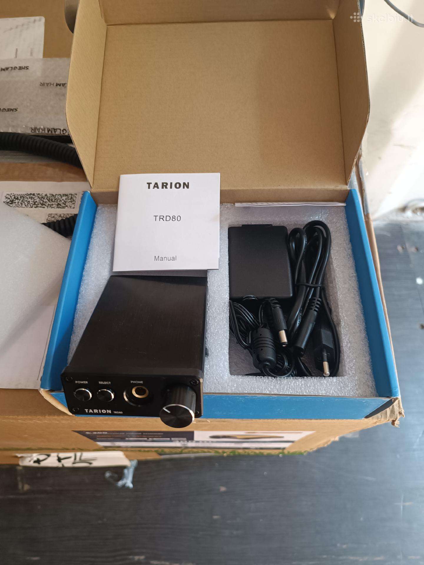 Ausinių stiprintuvas ir Dac-tarion Trd80