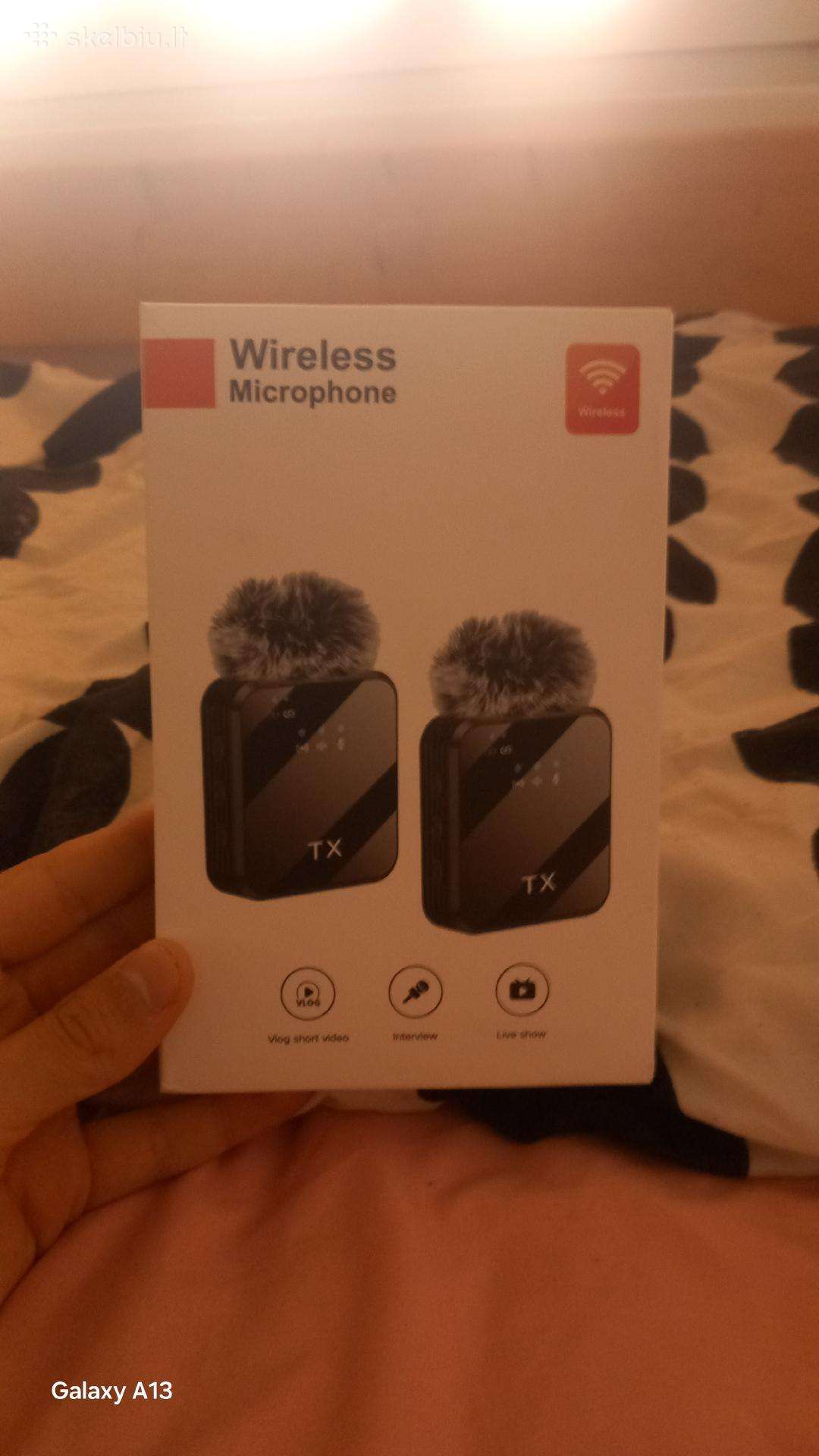 Mikrofonas prie telefono