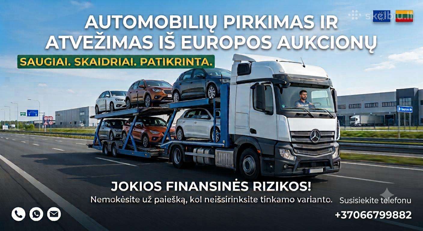 Automobilių pirkimas iš Europos aukcionų