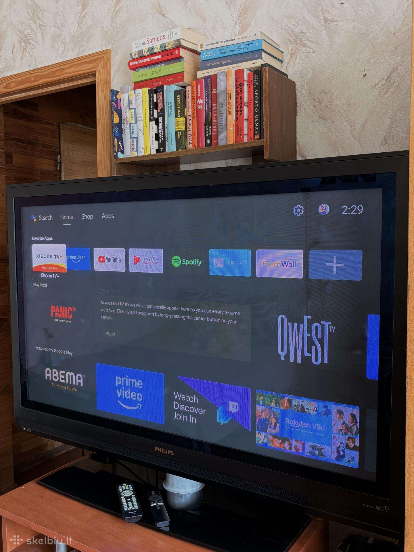 Philips 50 televizorius + Xiaomi Smart TV