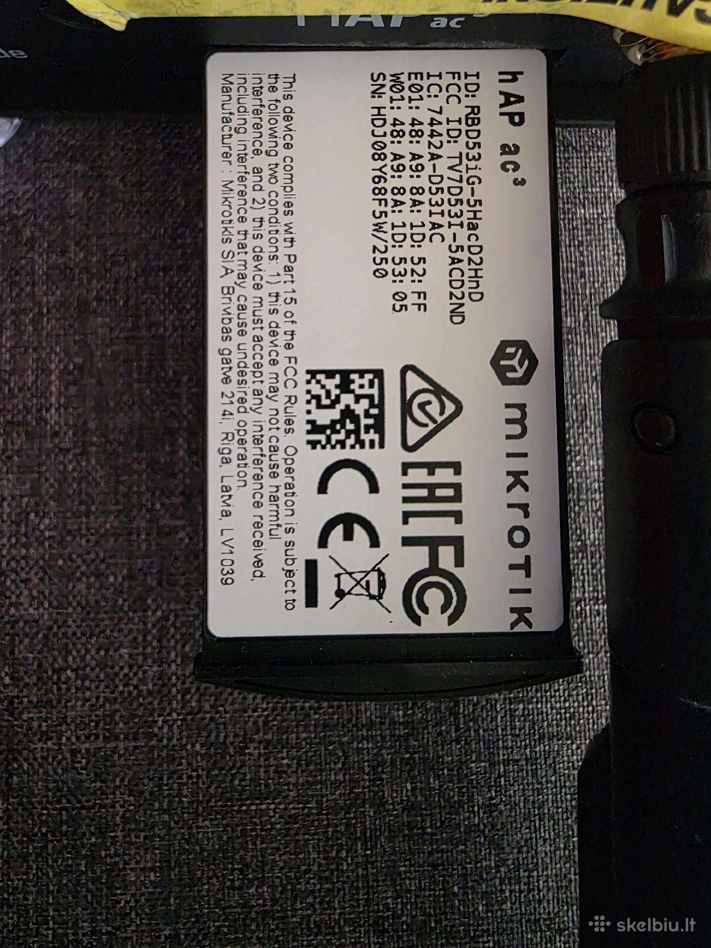 Mikrotik hap ac3