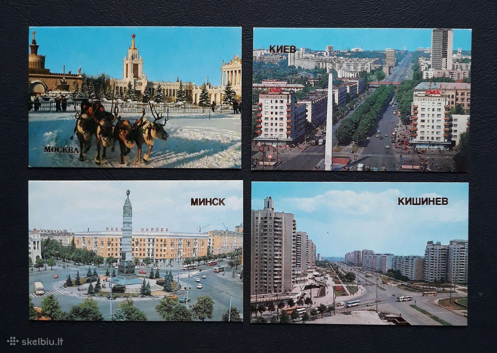 Kalendoriukas Sostinės 1986 Rinkinys-15vnt