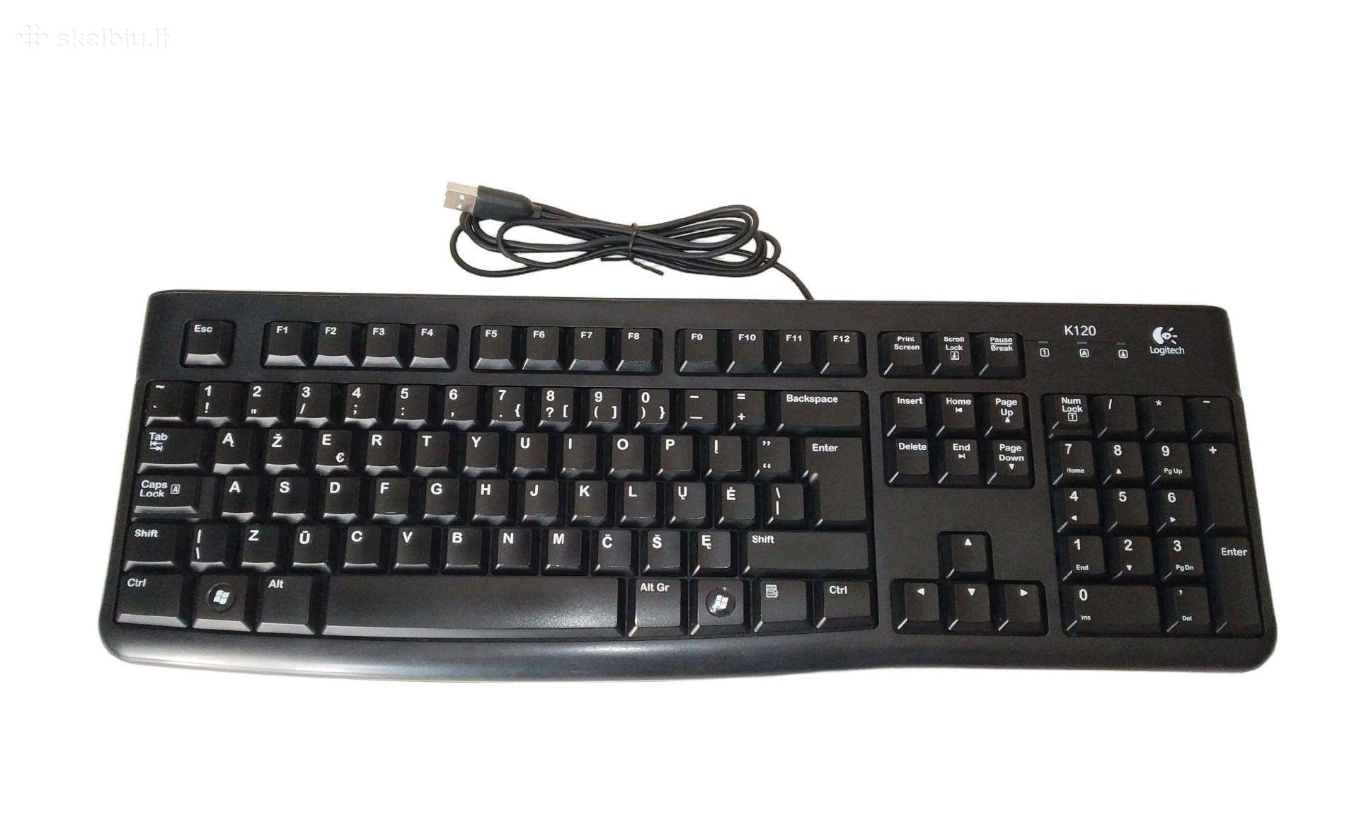 Logitech K120 klaviatūra