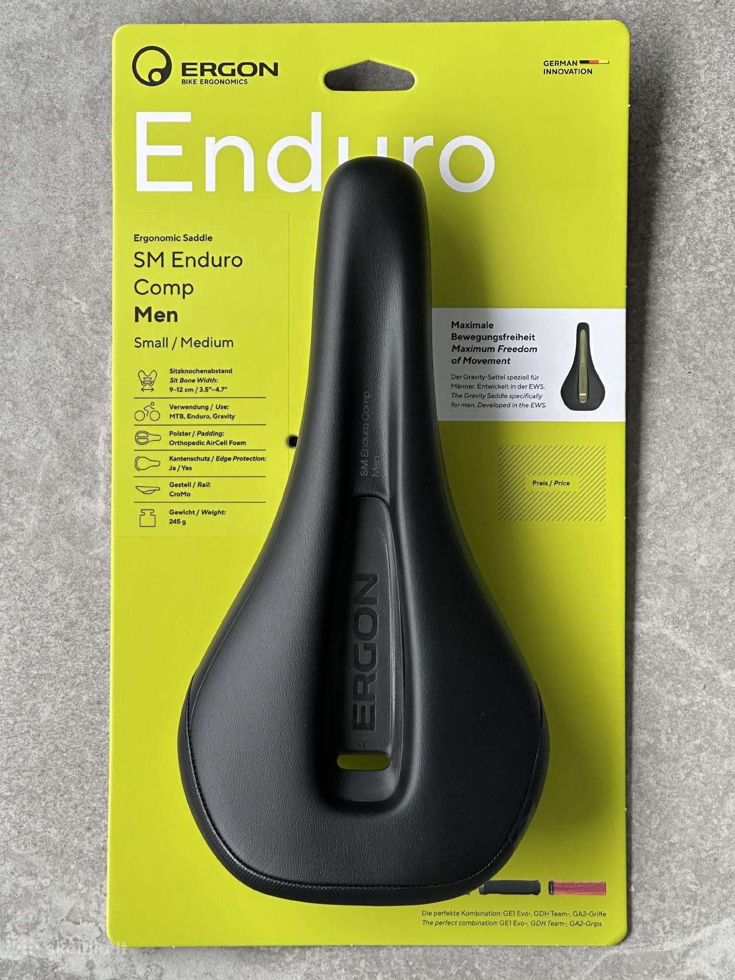 Dviračio balnelis sėdynė Ergon Sm Enduro Comp Men