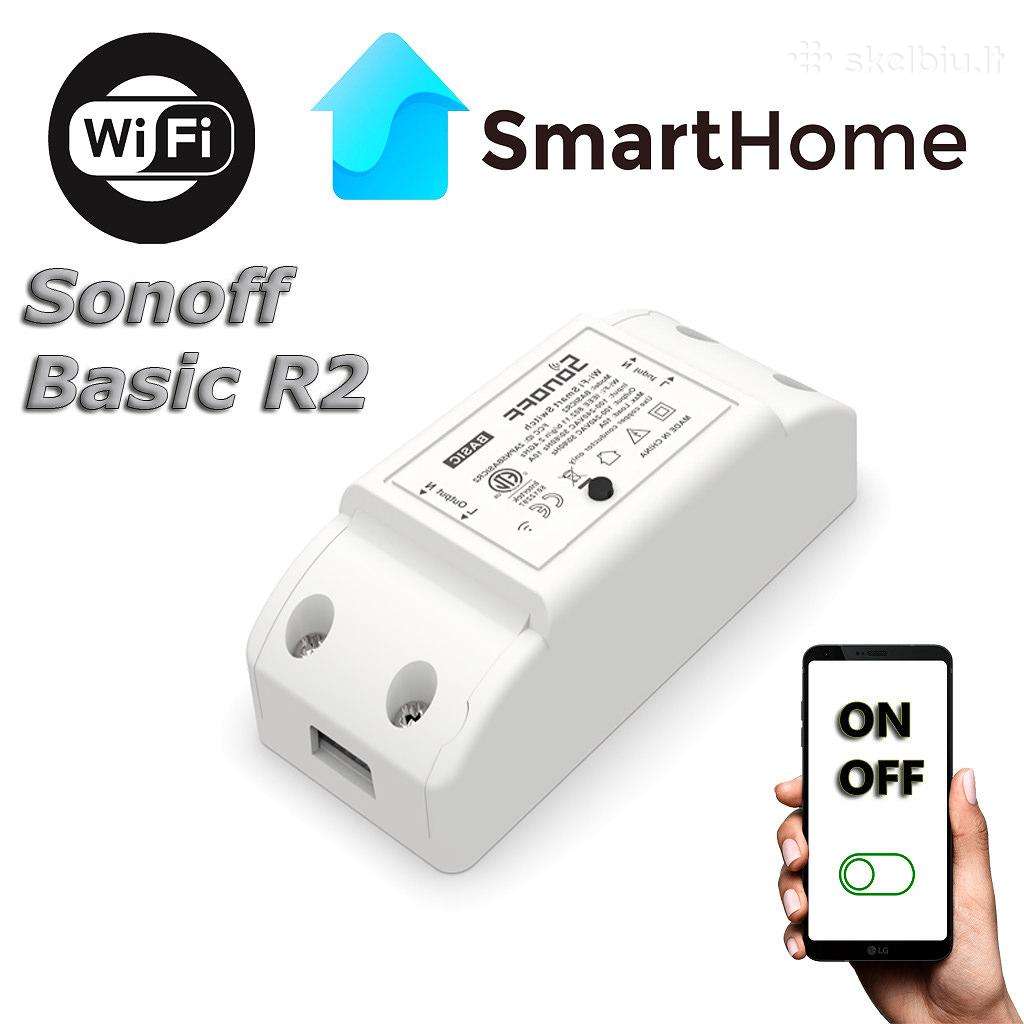 WiFi smart jungtukas Sonoff Basic R2 10a