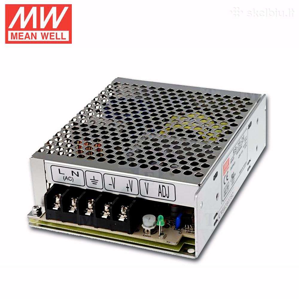 Mean Well RS-75-24 24v 75w maitinimo šaltinis