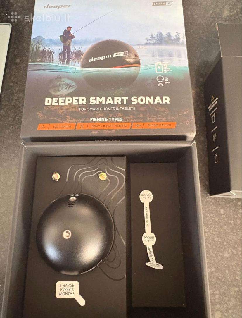 Deeper pro 2 echolotas
