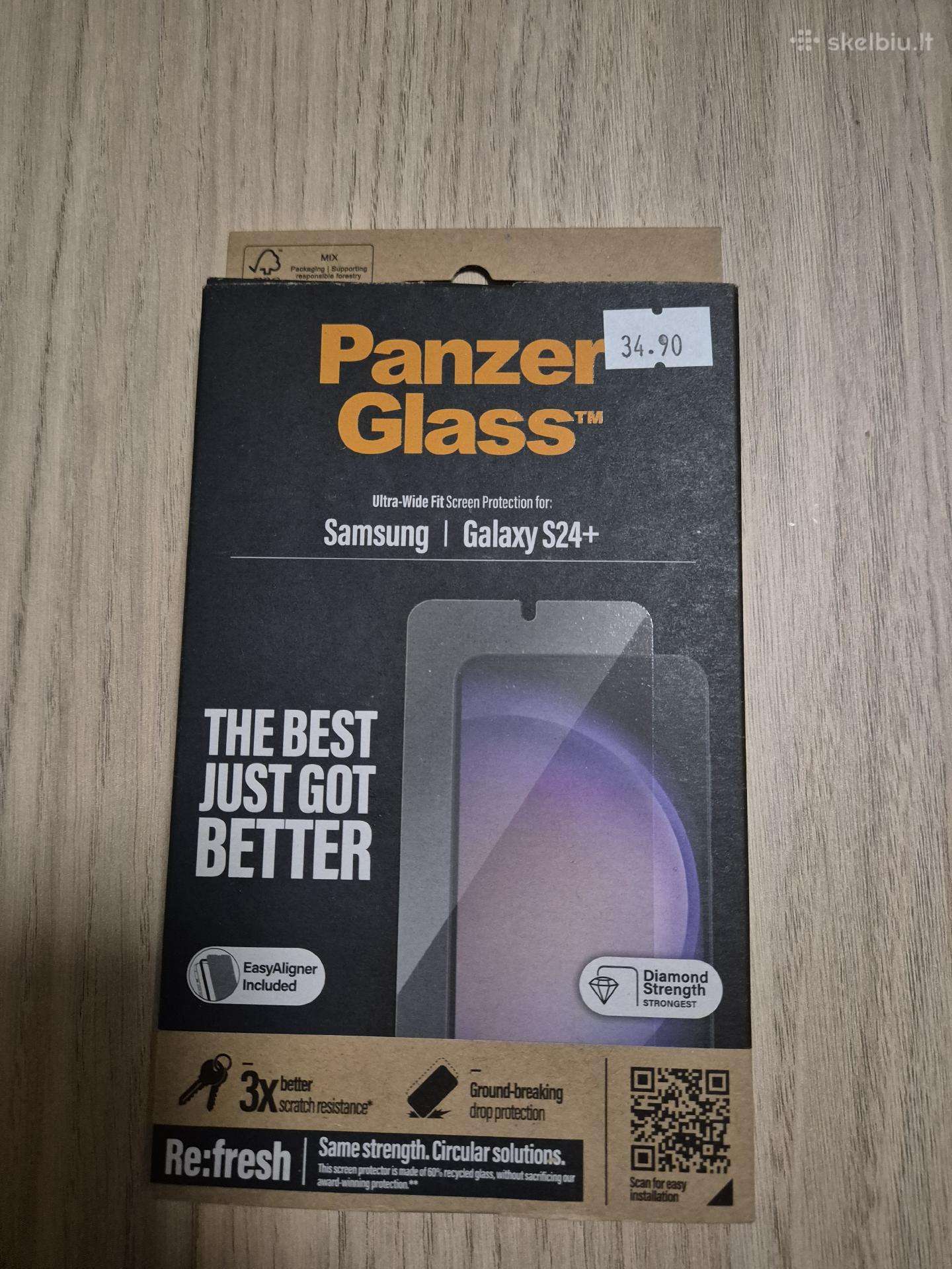 Panzerglass stiklo apsauga S24+
