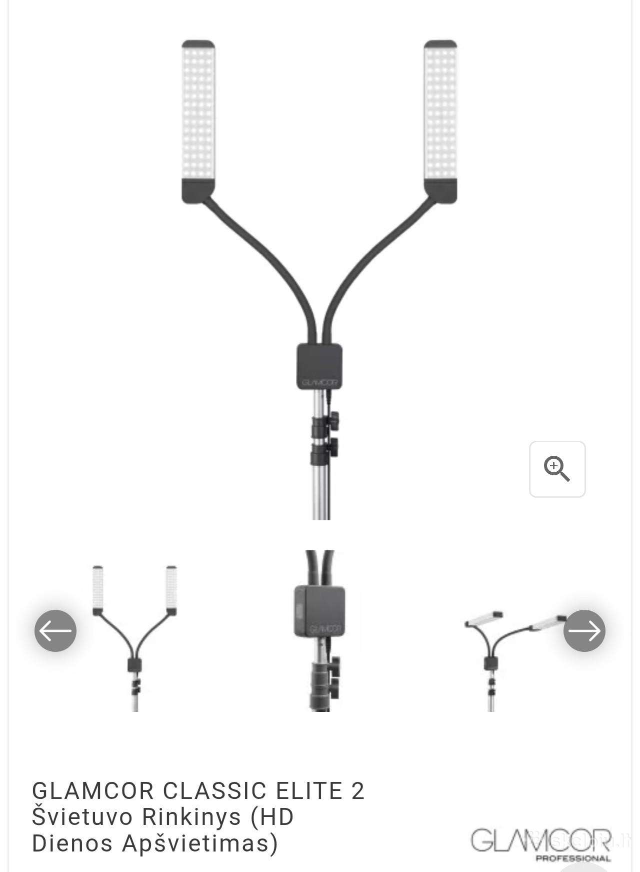 LED Glamcor classic elite 2 lempa