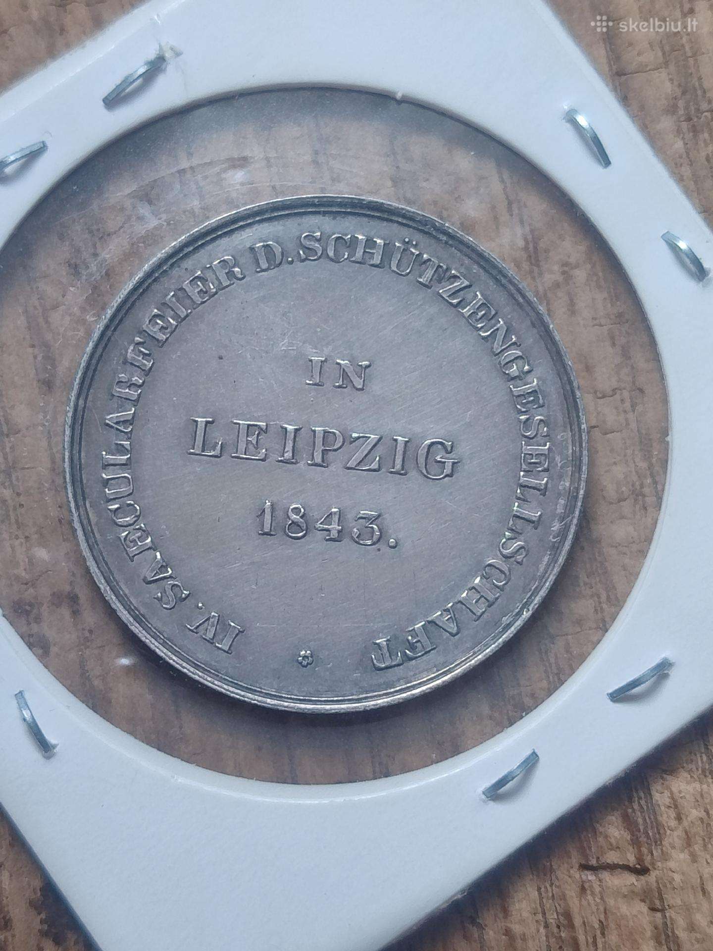 Antikvarinis vokiškas medžioklės medalis