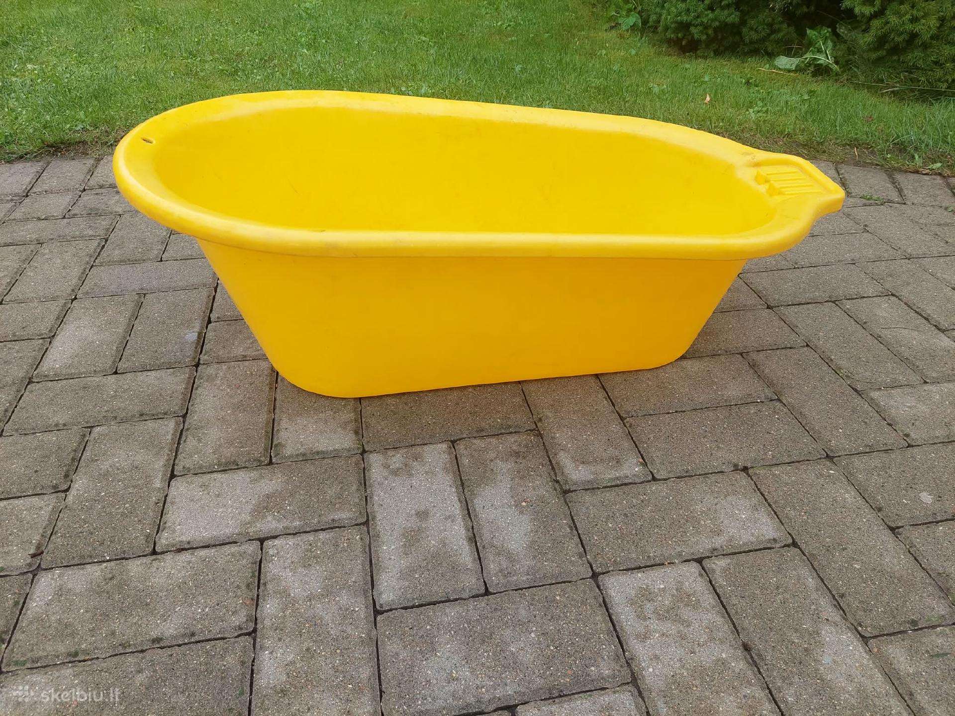 Vonelė vaikiška tvirta ryški geltona