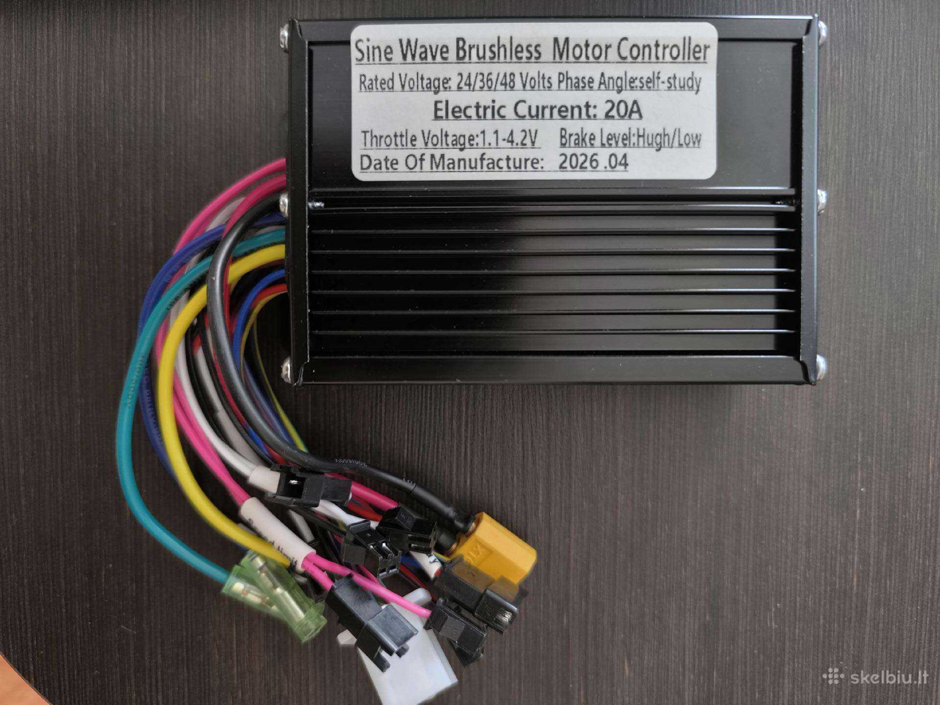 Elektrinio dviračio kontroleris