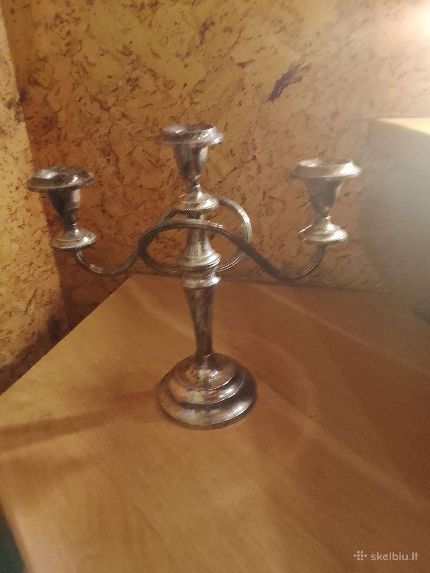 Žvakidė silver plated