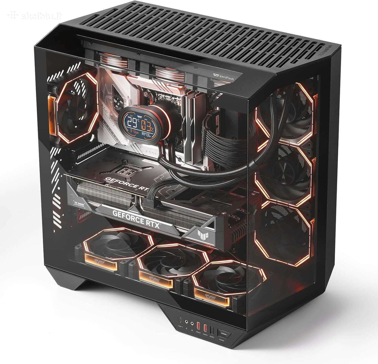 Darkflash Dy470 Ir Be Quiet 500dx Case Korpusai