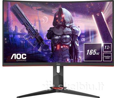 Lenktas žaidimų monitorius Aoc C27g2u/bk