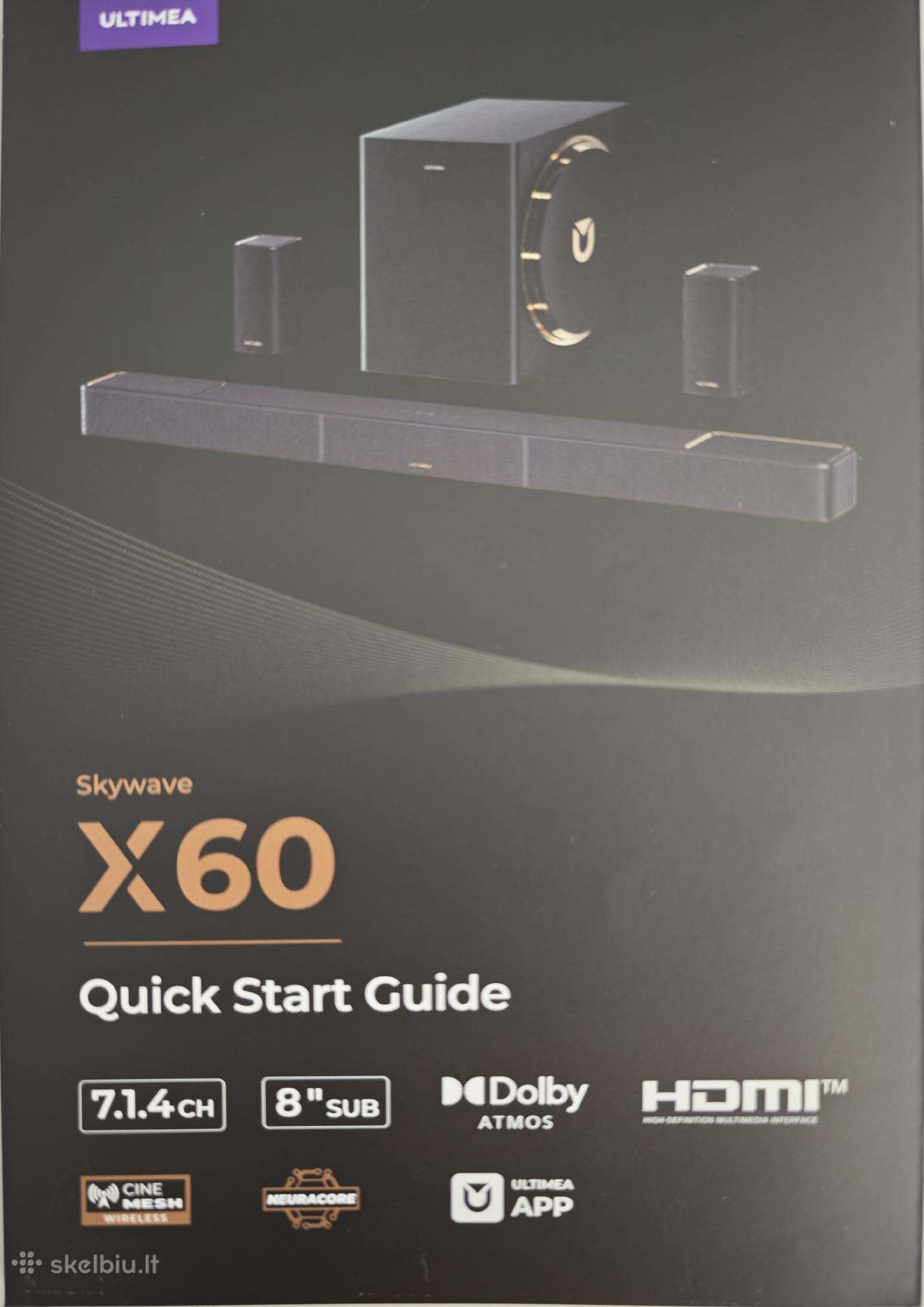 Namu kino soudbar sistema Skywave X60 7.1.4