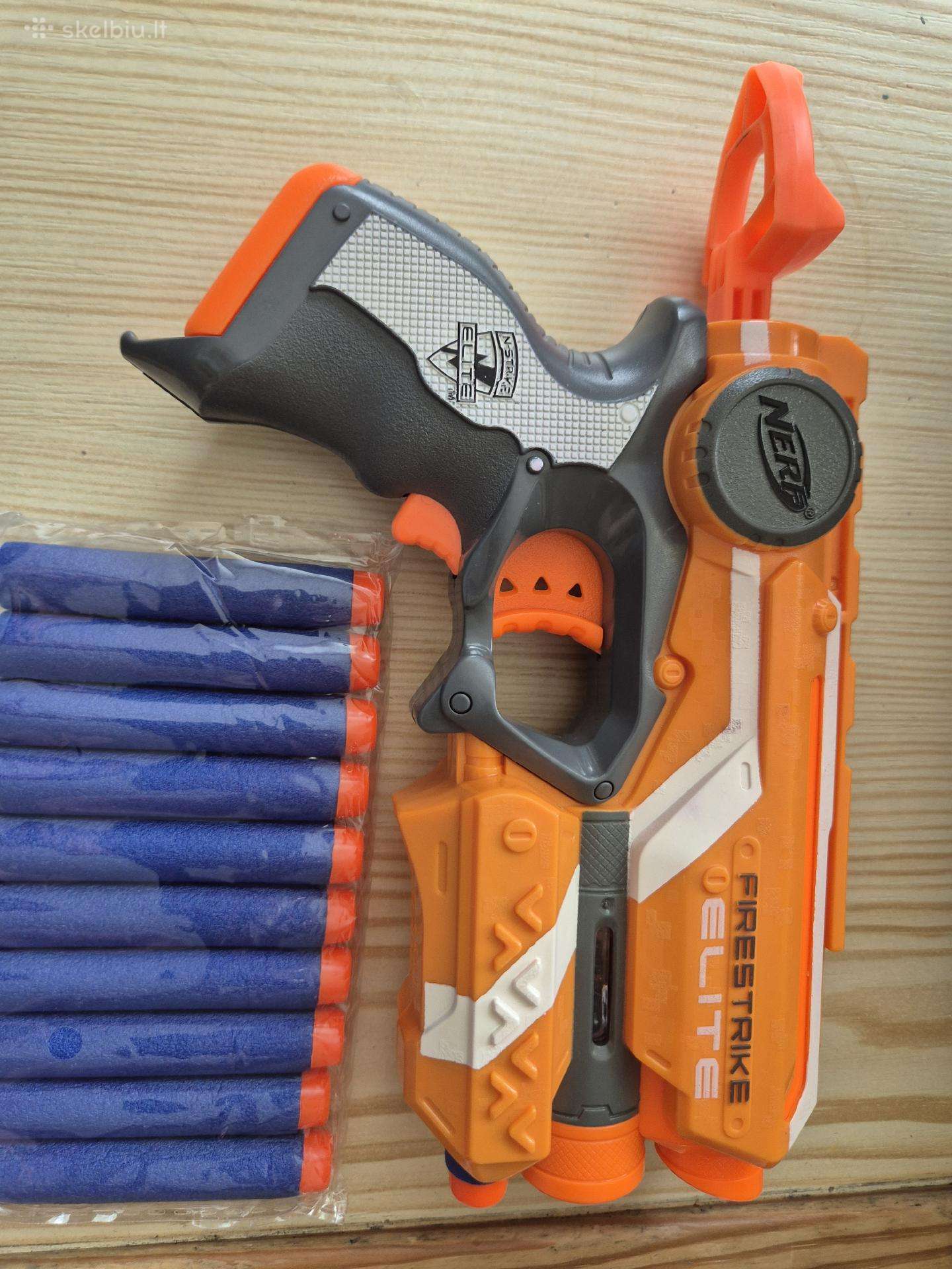 Nerf šautuvas su kulkomis
