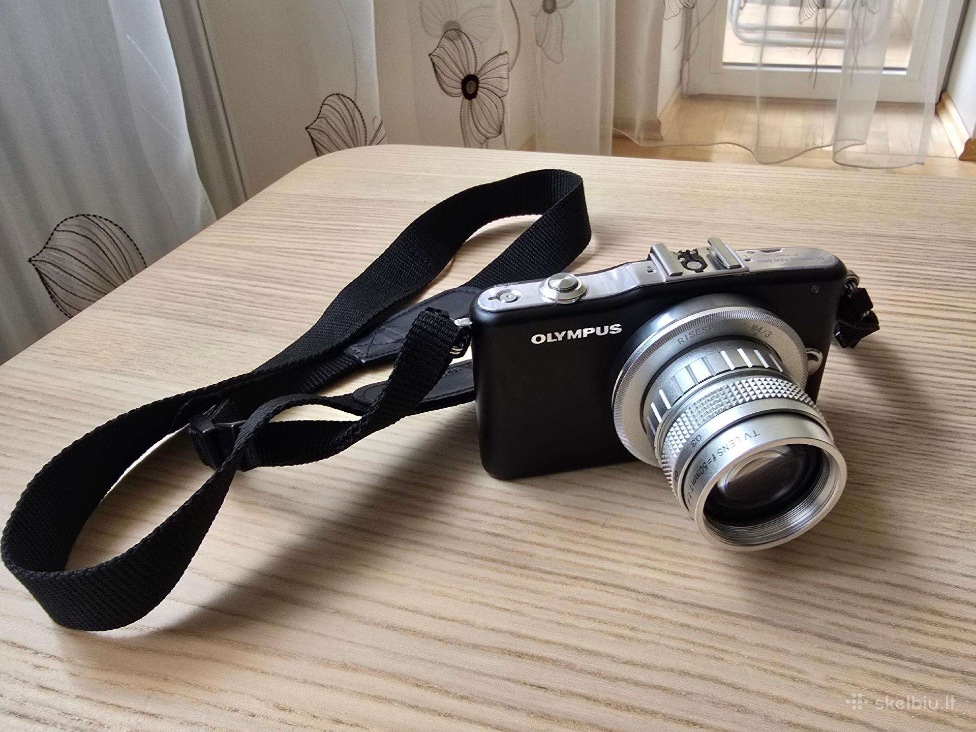 Olympus E-pm1 + 3 objektyvai