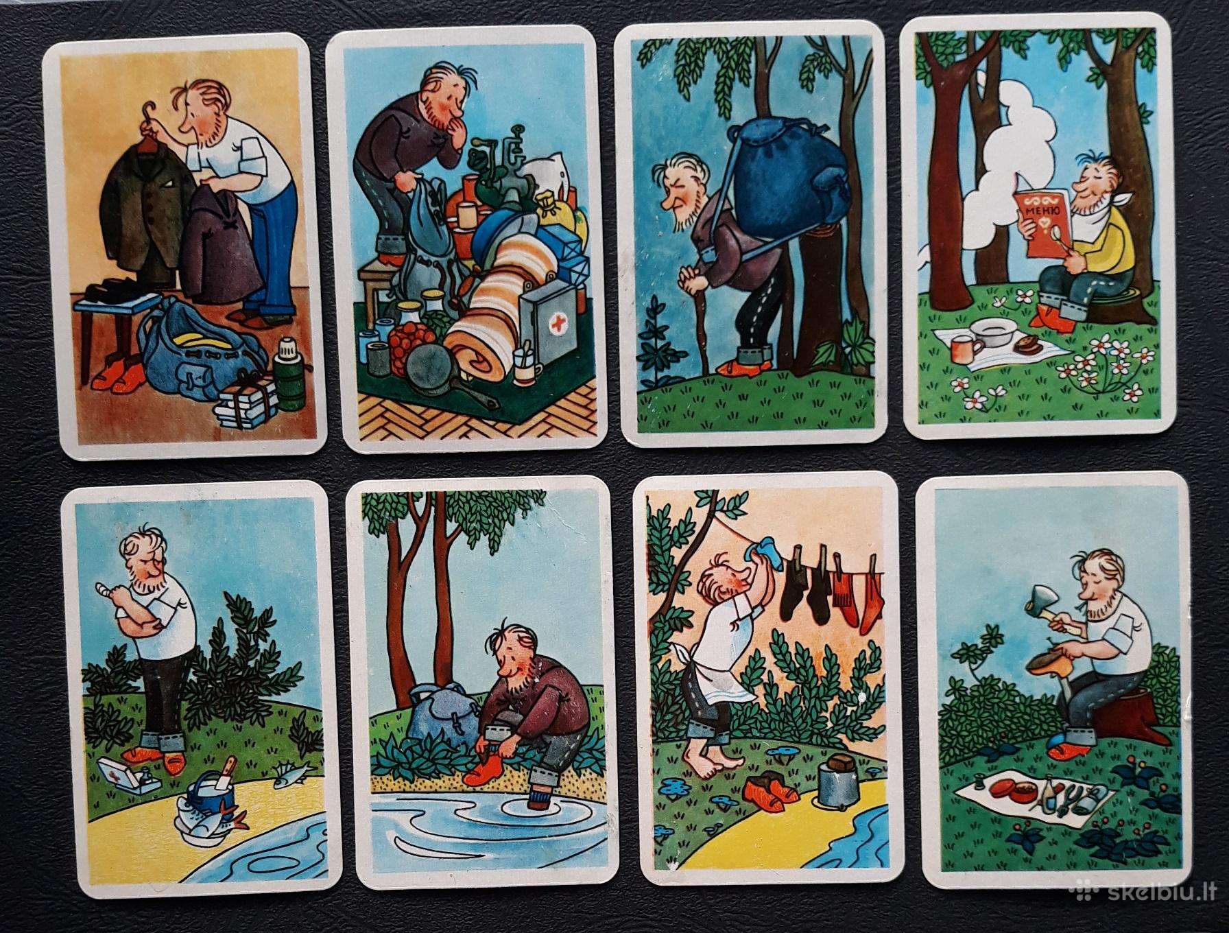 Rinkinys 1980-ji Turistai, mini 30vnt