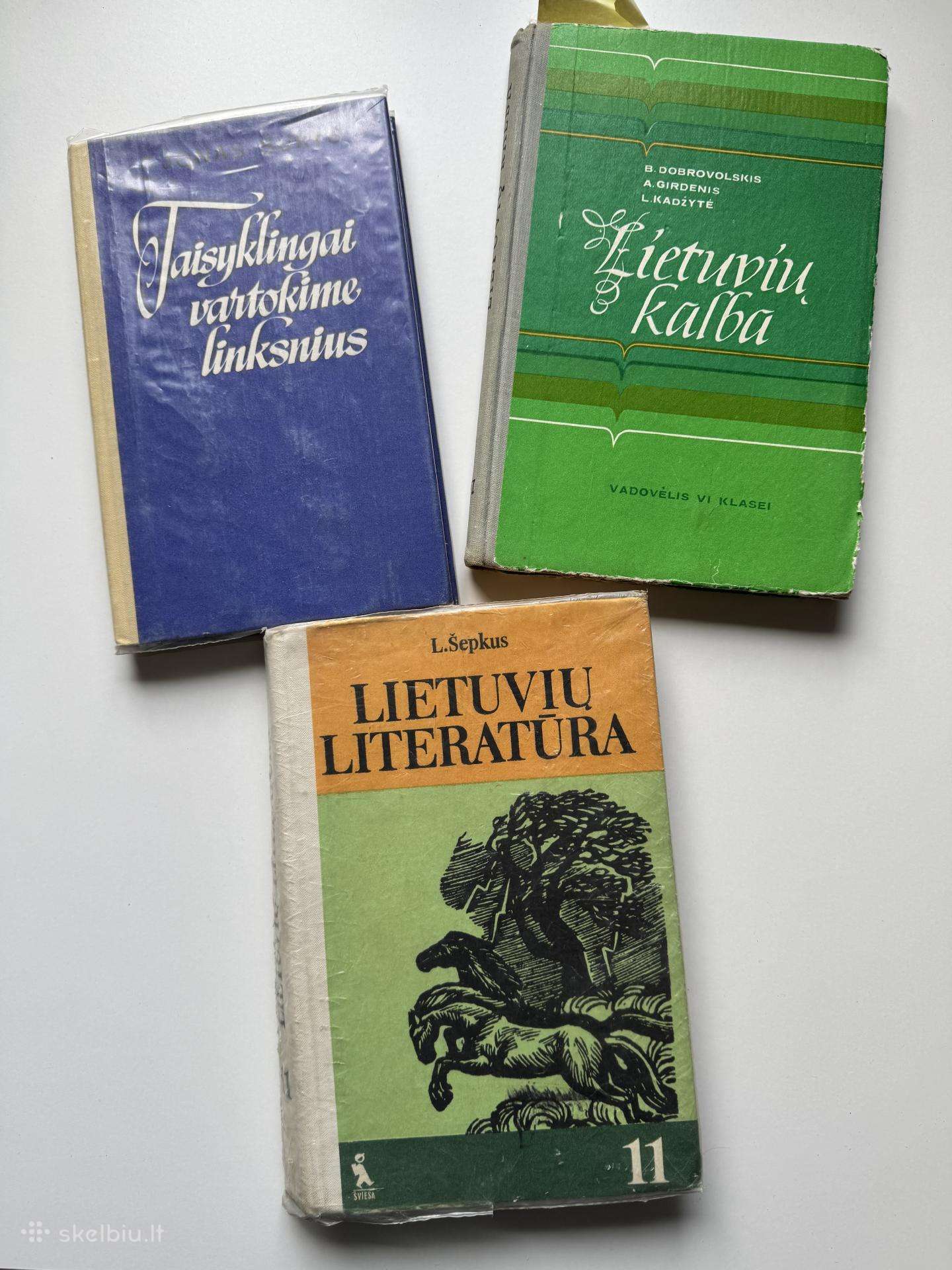 Lietuvių kalbos seni vadovėliai