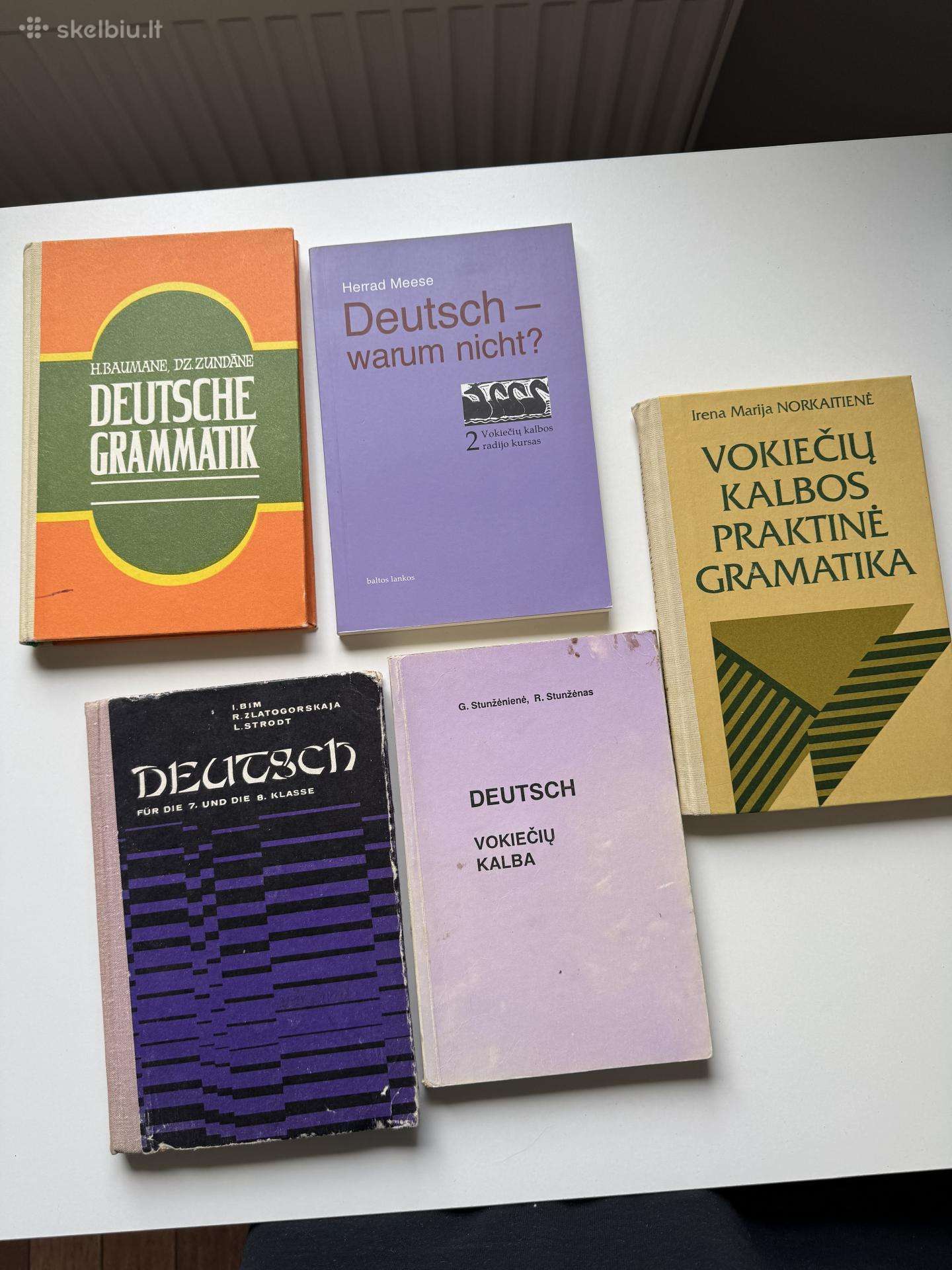 Knygos vokiečių kalbai mokytis 6 eur