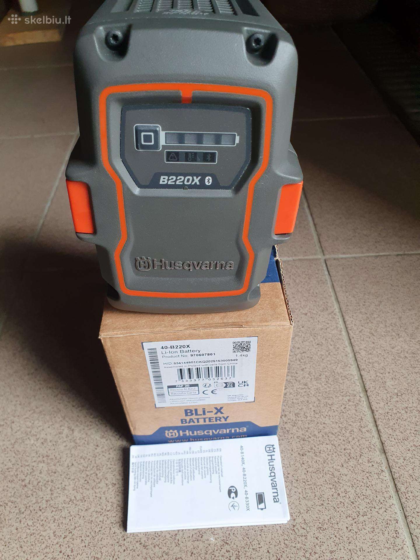 Husqvarna B220x baterija