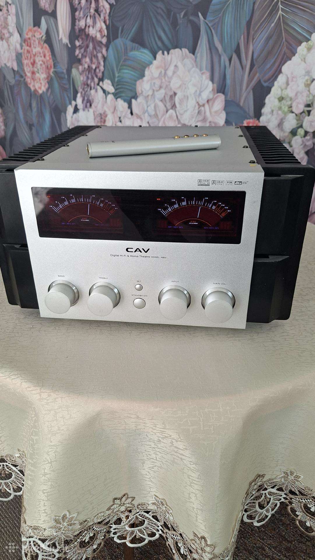 Cav a8 m stiprintuvas ir Sony Str-dg 510