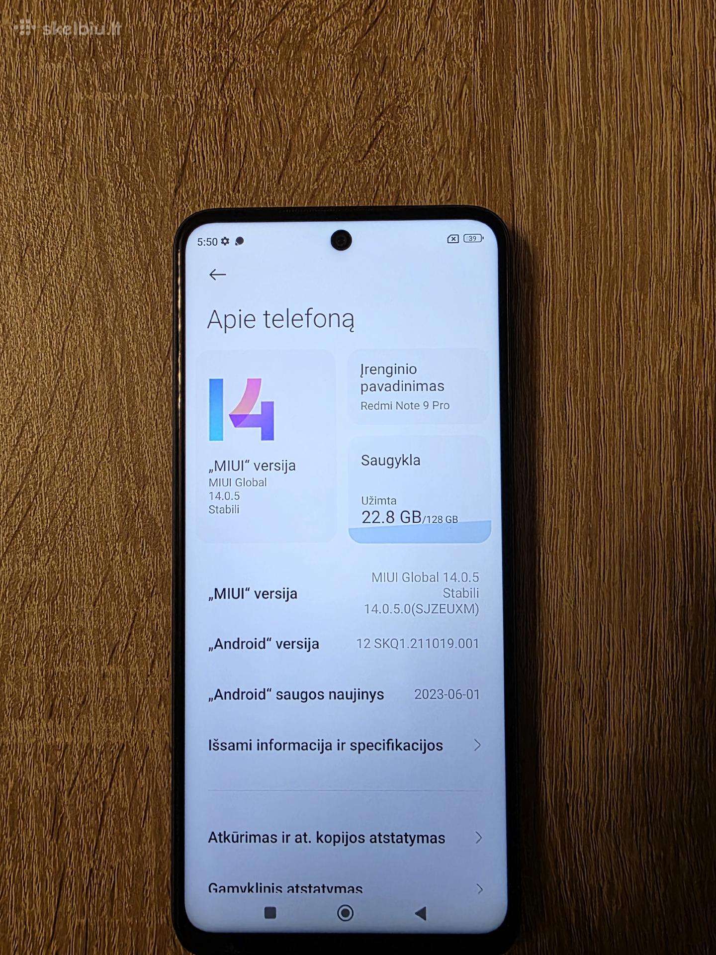 Redmi note 9 pro 128gb